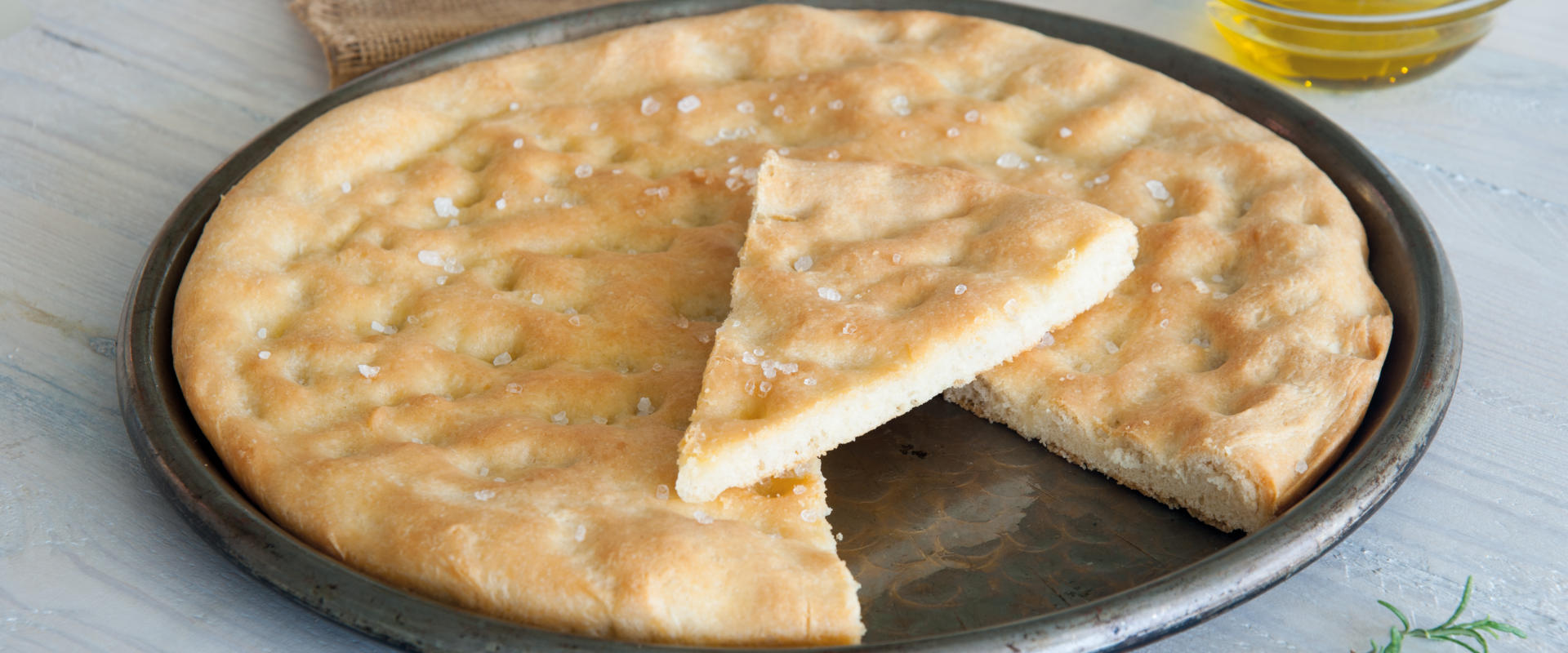 Olive oil focaccia