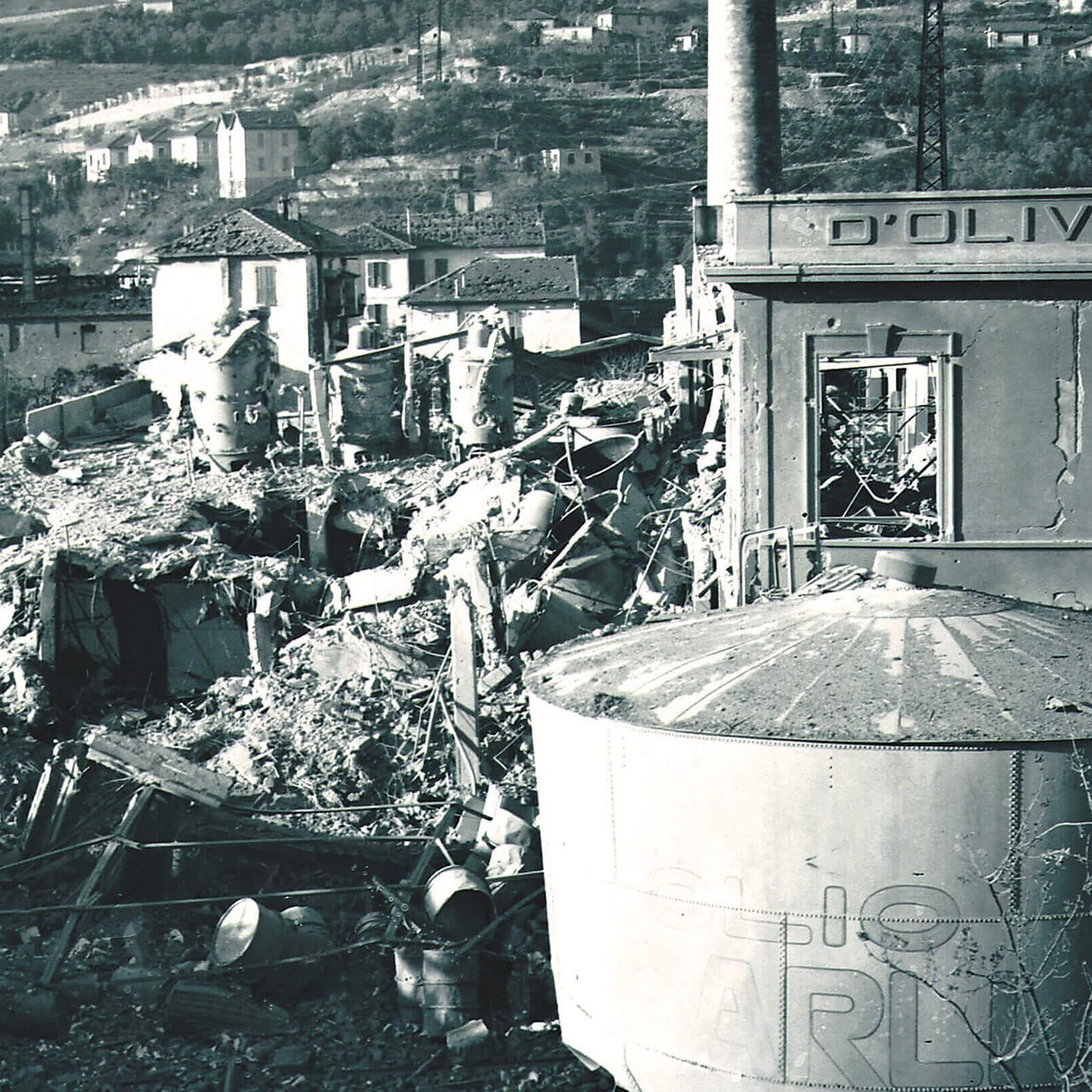 Bombing Olio Carli headquarters 