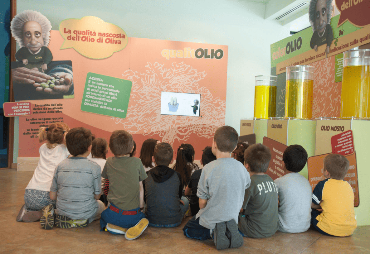 Activities for children at the Carlo Carli Olive Museum