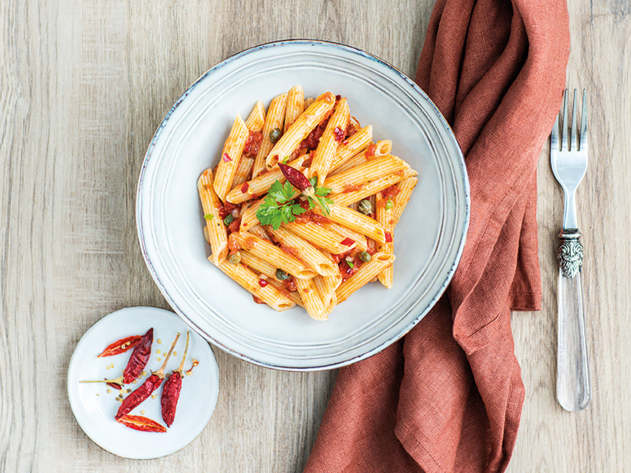 penne with chilli