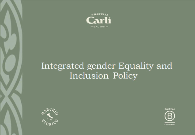 Integrated gender Equality and Inclusion Policy