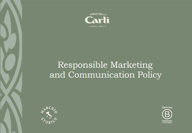 Responsible Marketing and Communication Policy