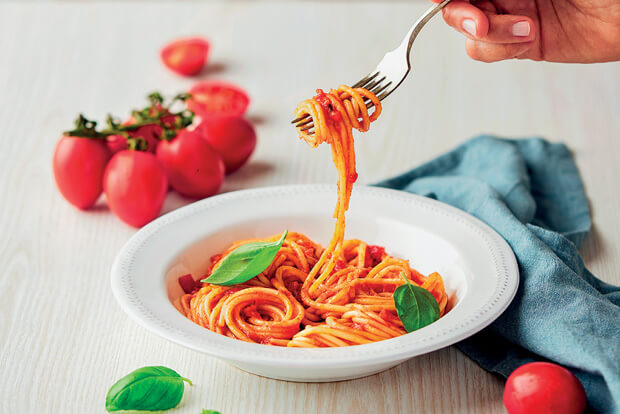 Pasta with Tomato Sauce