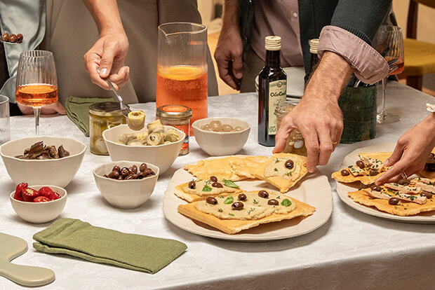 snacks on the table