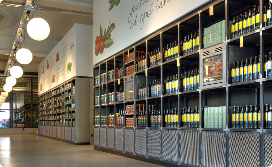 Interior view of the EMPORIO in Imperia