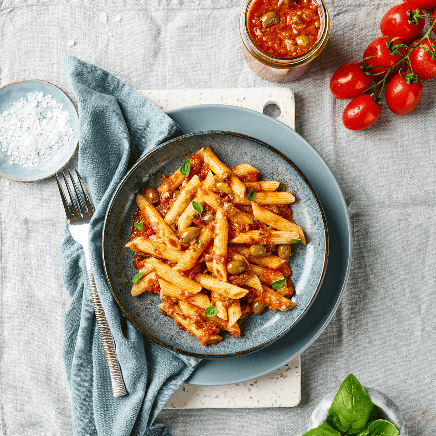 Penne con Mozzarella - Härligt god italiensk pasta