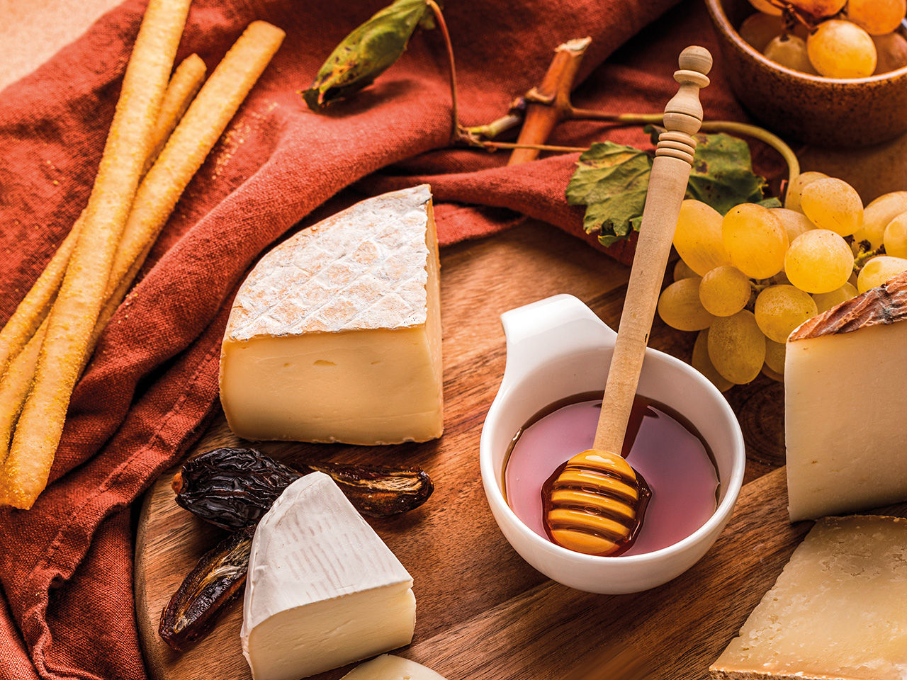 cheese and honey