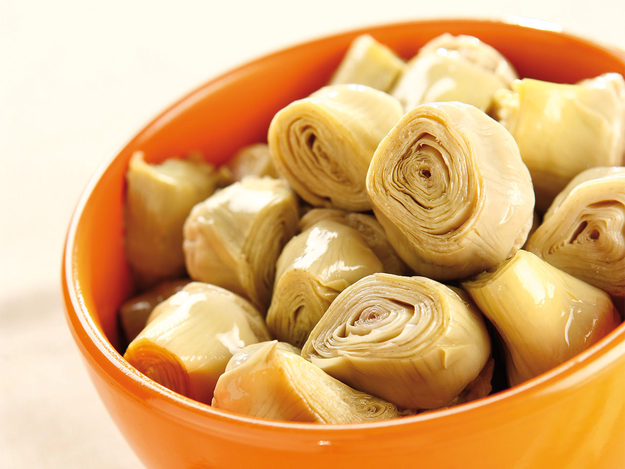 Artichoke hearts in oil