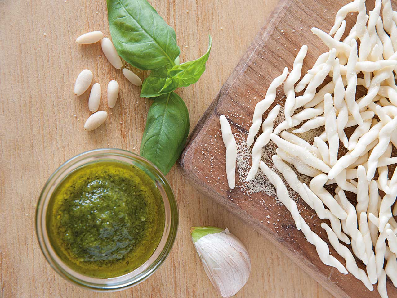 Trofie with pesto