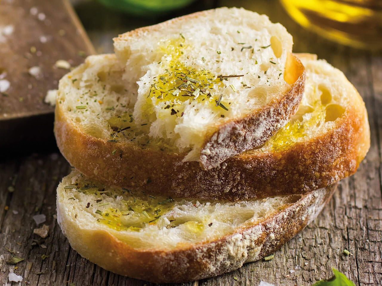 Bread and oil
