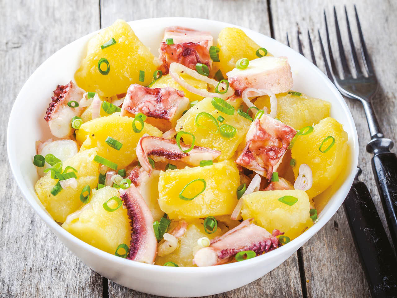 Octopus salad