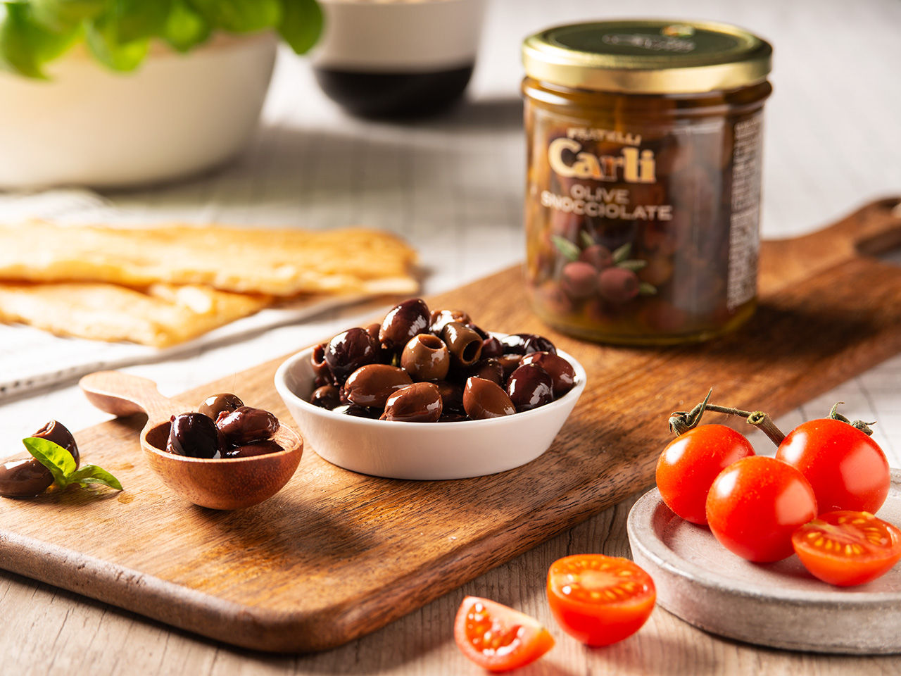 Pitted olives