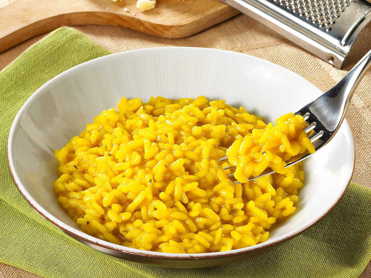 Saffron risotto