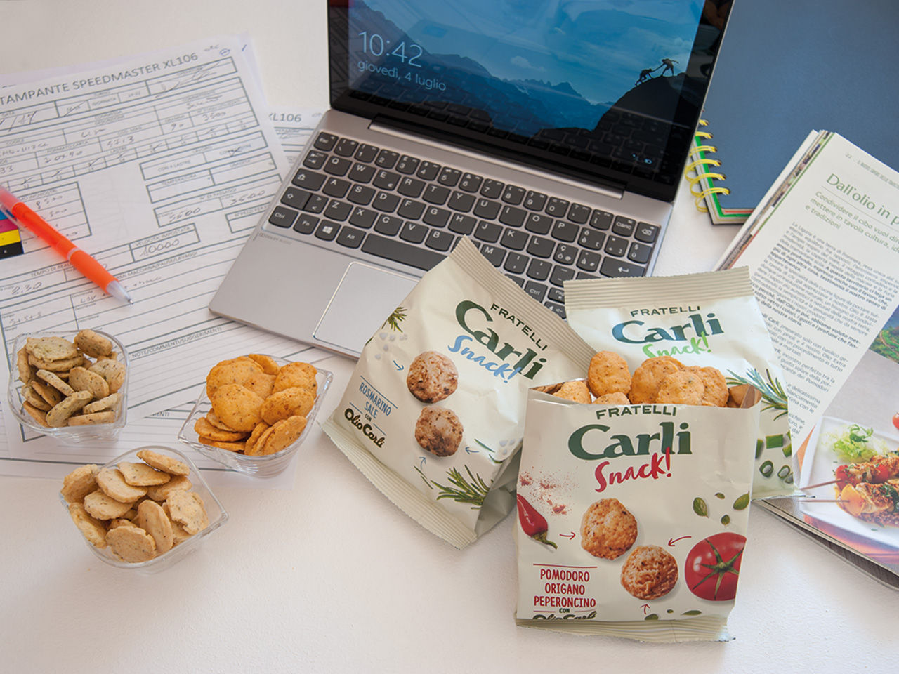 Carli Snacks as an aperitif idea.