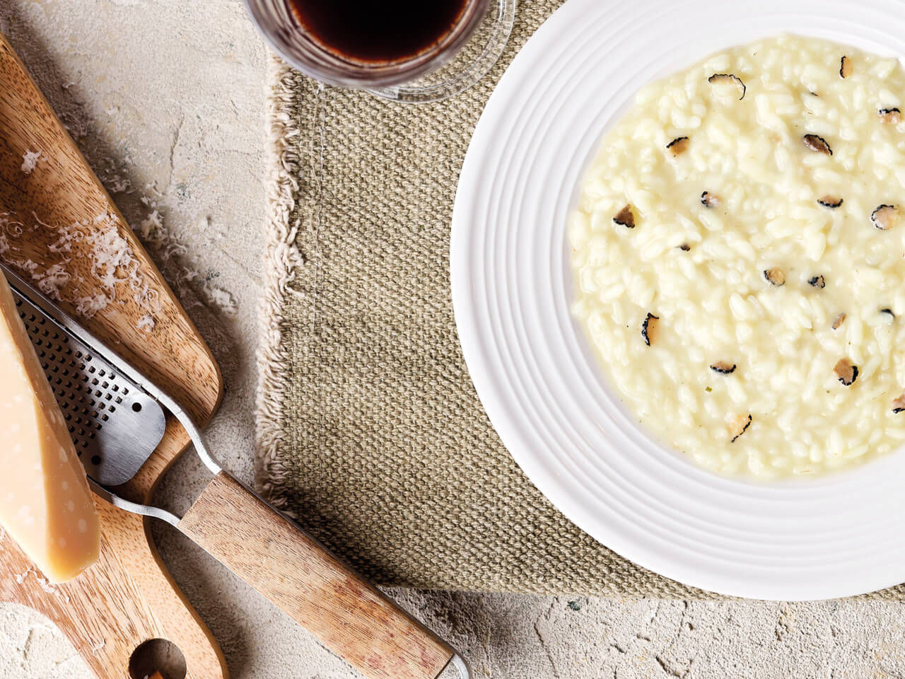saffron risotto
