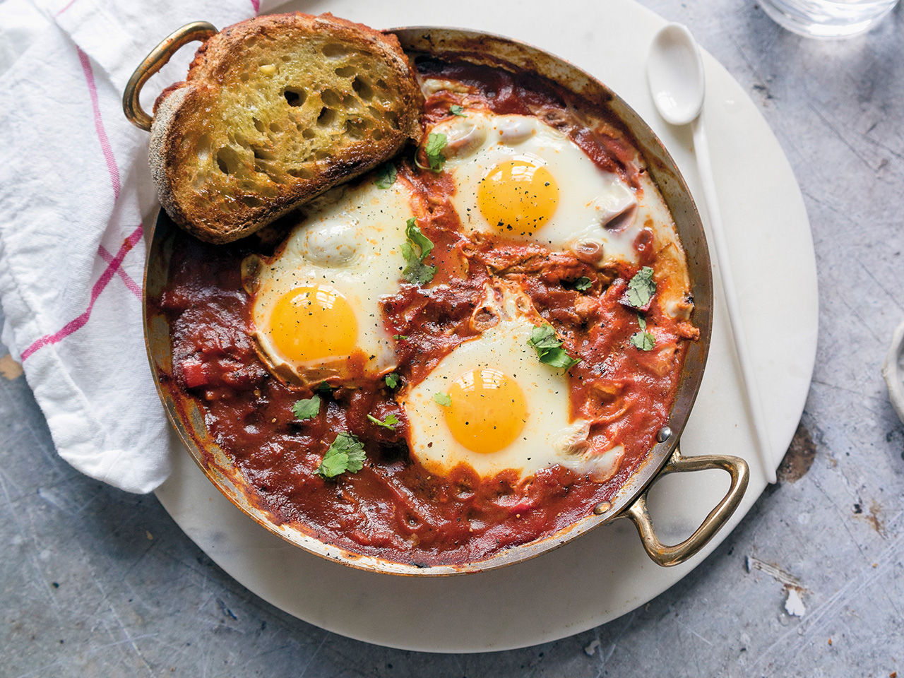 ratatouille and eggs